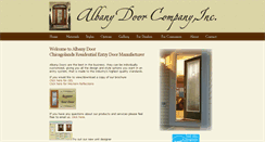 Desktop Screenshot of albanydoor.com